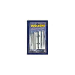 6 Piece 10-19mm Box Tubular Spanner / wrench Set