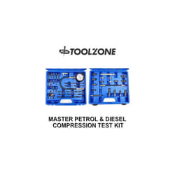 Toolzone Comprehensive Petrol & Diesel Master Compression Tester Test Tool Kit AU036