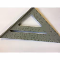 6" Heavy Duty Aluminium Speed Square Measuring Tool Roofing Triangle Joinery