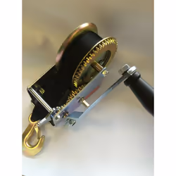 2000lb Hand Boat Strap Puller Winch with 8m Webbing Strap