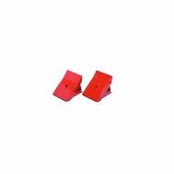 WHEEL CHOCK FOLDING METAL PAIR CARAVAN BOAT CAR VAN CHOCKS HEAVY DUTY AU022