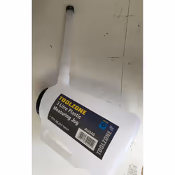 3L Plastic Polythylene Tapered Measuring Jug w Spout lid - Auto Tool - oil, fuel