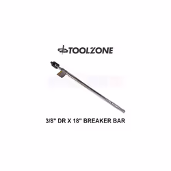 Toolzone 3/8" DR X 18" Breaker Bar Knuckle Bar SS213