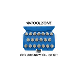 Toolzone Elite 20pc Locking Wheelnut Key Socket Set Porsche Type AU354