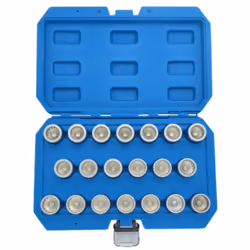 Toolzone Elite 20pc Locking Wheelnut Key Socket Set Porsche Type AU354