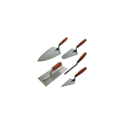 5PC TROWEL SET TRADESMAN HAND BRICK PLASTERING BUILDER POINTING TOOLS BL013
