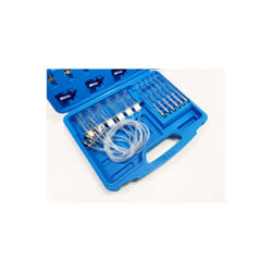 6 Cylinder Diesel Injector Flow Meter Adaptor Set Common Rail Leak Off Test Kit