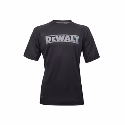 DeWALT EASTON 2XL Easton Black PWS Performance T-Shirt, Size 2XL