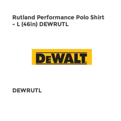 Rutland Pefomance Polo Shit - L (46in) DEWRUTL