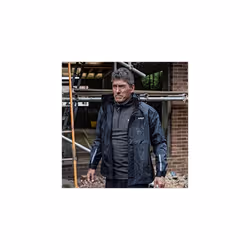 Mens Dewjonesmtb Jonesborough 1 4in Zip Mid Layer Fleece M Grey M UK - Additional view 4