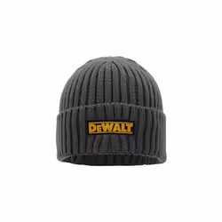 Dewalt Indianapolis Grey Knitted Beanie Hat DEWINDBEAN