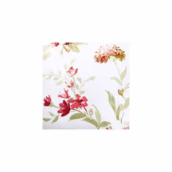 LIKE-NEW Fusion - Jeannie - 100% Cotton Ready Made Pair of Pencil Pleat Curtains - 66" Width x 54" Drop (168 x 137cm) in Red