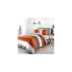 Fusion Duvet Cover Set, 52% Polyester 48% Cotton, Spice, Super-King