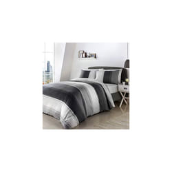 Fusion Betley-Duvet Cover Set, 52% Polyester 48% Cotton, Grey, Super-King