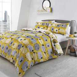 Dotty Sheep Duvet Cover Ochre King