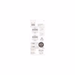 Papermania Wedding Invitation Mixed Die-Cut Sentiments ~ Silver