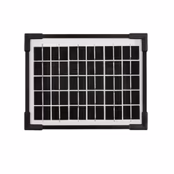 Automotive 5W Solar Panel Battery Maintainer - Monocrystalline Solar Cells: With Crocodile Clamps for Direct Charging