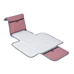 BABABING Flipout Portable Baby Changing Mat, Fold Out Travel Nappy Changing Mat with Storage Pockets and Waterproof