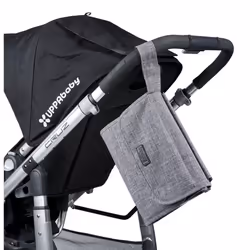 BABABING Flipout Portable Baby Changing Mat, Fold Out Travel Nappy Changing Mat with Storage Pockets and Waterproof
