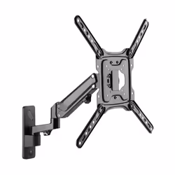 ProperAV Hydraulic Swing Arm Full Motion 23 - 55"" TV Bracket - Black