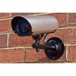Proper Large dummy security camera Black, Metallic Bullet - Additional view 7