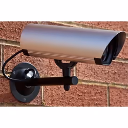 Proper Large dummy security camera Black, Metallic Bullet - Additional view 8