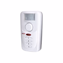 Proper PIR Motion Sensing Alarm, Wall, White, 120°, Red, Passive infrared (PIR) sensor, Wireless