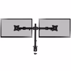 Proper Dual Arm Cantilever Desk Monitor Mount for 19"-27" 68.6 cm (27") Black - Additional view 8