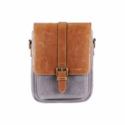 Praktica Heritage Binocular bag Brown, Grey Canvas, Cotton, Leather - Additional view 4