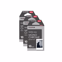 Black and white instant film for all Instax mini cameras and SHARE printers. Fujifilm Instax Mini Instant Photo Film - Monoch ...