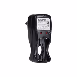 Plug this slim Kodak K625E-EU European Plug AA/AAA Battery Charger into a European plug socket to charge up to 4 AA or AAA re ...