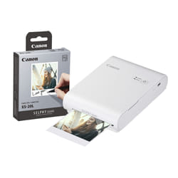 Canon Selphy Square QX10 Wireless Photo Printer including 20 Shots - W