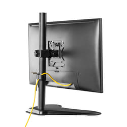 ProperAV Desk Monitor Mount with Free Standing Base 17&quot;- 32&quot;