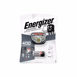 The Energizer Vision HD+ Focus LED Head Torch with 3x AAA Batteries is another innovative headlamp solution within the E ...