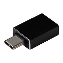 Nikkai Maplin USB-C to USB-A 3.1 Super Speed Female Adapter - Black