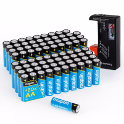 Alkaline AA batteries are one of the most popular and versatile types of battery. If you are short on power. then Maplin has ...
