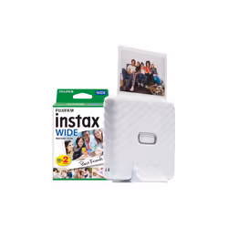 The exclusively inclusive Fujifilm Instax Link Wide Printer has landed. Creating the largest prints in the instax l ...