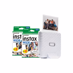 The exclusively inclusive Fujifilm Instax Link Wide Printer has landed. Creating the largest prints in the instax l ...