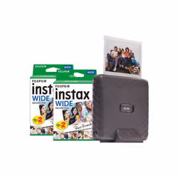The exclusively inclusive Fujifilm Instax Link Wide Printer has landed. Creating the largest prints in the instax l ...