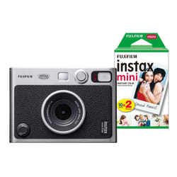 Fujifilm Instax Mini Evo Hybrid Instant Camera - Black - Camera + 20 S
