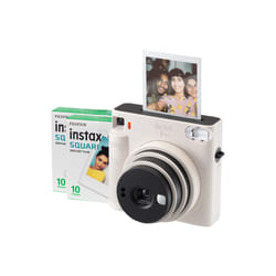 Fujifilm Instax Square SQ1 Instant Camera - Chalk White - Camera + 20