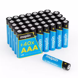 If you are short on power. then Maplin have the answer with our Maplin AAA LR03 1.5V Alkaline Batteries. Great for a multitud ...