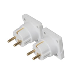 Maplin UK to European Travel Adapter Plug - Pack of 2