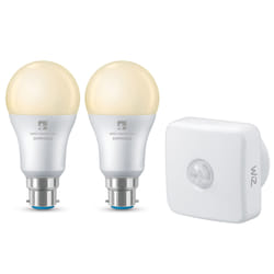 4lite WiZ Connected A60 Warm White WiFi LED Smart Bulb - B22 Bayonet C