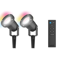 4lite WiZ Connected Outdoor IP65 Multicolour GU10 Smart LED Spike Ligh