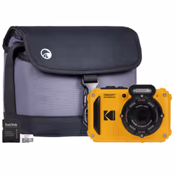 The Kodak PIXPRO WPZ2 16MP 4x Zoom Tough Compact Camera is the perfect companion to get wet. Shockproof. dustproof. ...