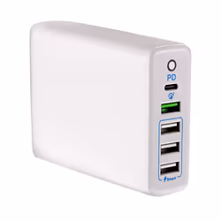 Designed to meet the needs of the latest USB-C and USB-A devices on the market. the Maplin 5 Port USB Charger 4x USB-A/ ...