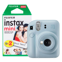 Fujifilm Instax Mini 12 Instant Camera - Pastel Blue - Camera + 20 Sho