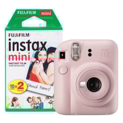 Fujifilm Instax Mini 12 Instant Camera - Blossom Pink - Camera + 20 Sh