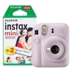 Fujifilm Instax Mini 12 Instant Camera - Lilac Purple - Camera + 20 Sh